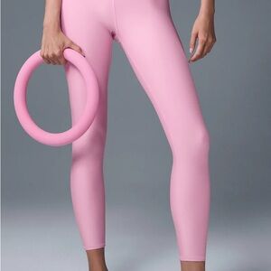 NWT Alo Yoga 7/8 High-Waist Airlift Leggings (Sweet Pink) - L